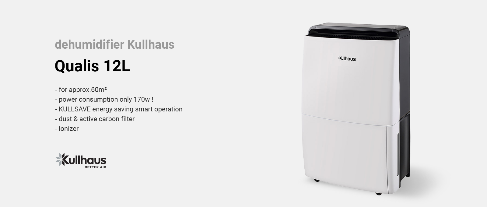 Kullhaus Qualis 12L dehumidifier