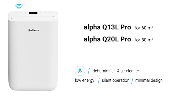 Kullhaus alpha Q Pro Dehumidifier and Air Purifier